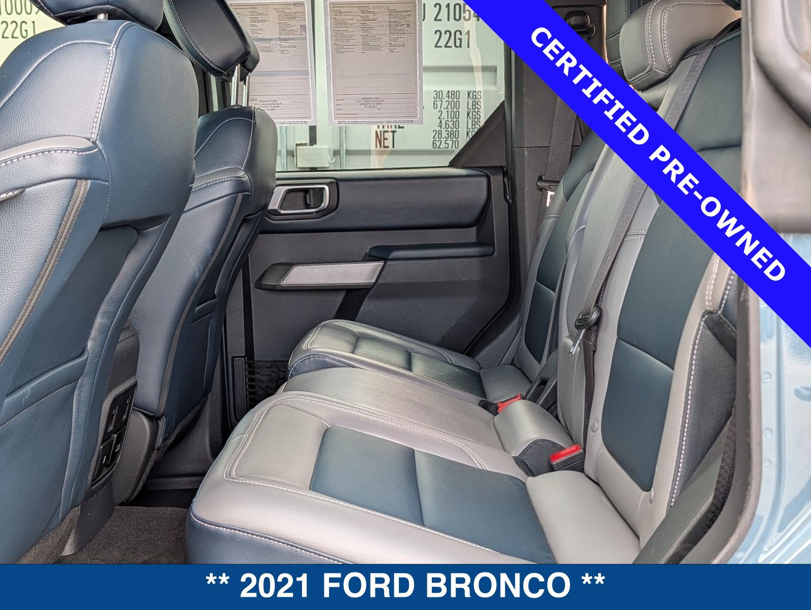 Certified 2021 Ford Bronco 4-Door AWD/4WD image 15