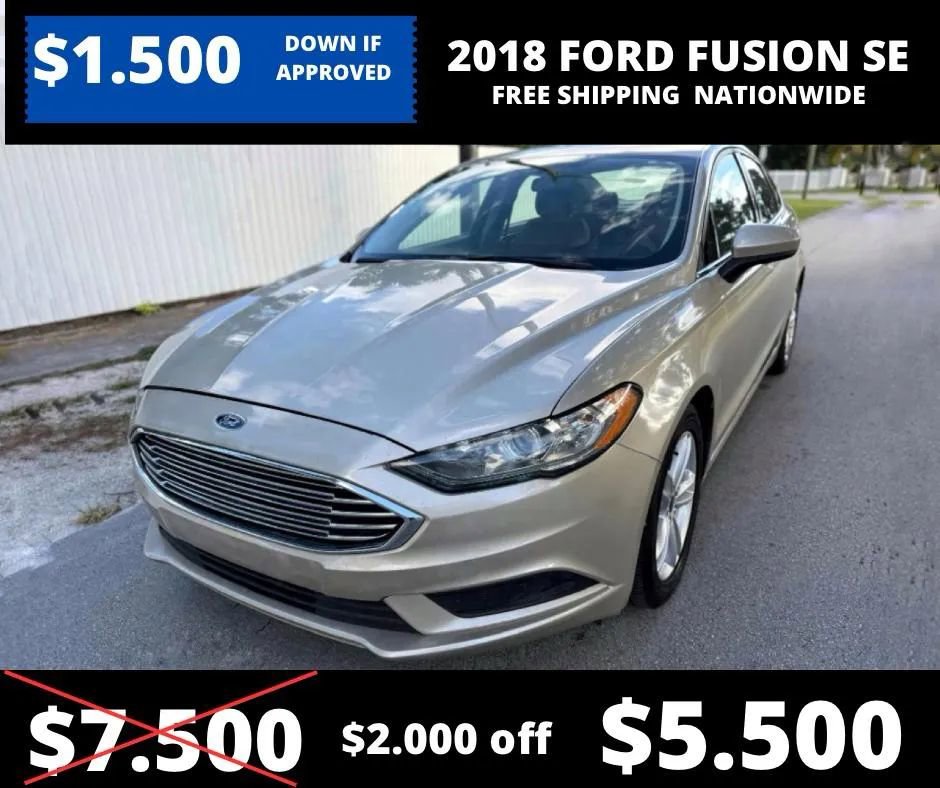 Used 2018 Ford Fusion SE w/ Fusion SE Technology Package
