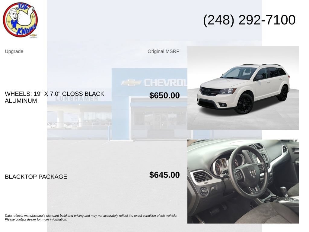 Used 2019 Dodge Journey SE w/ Blacktop Package FWD image 5