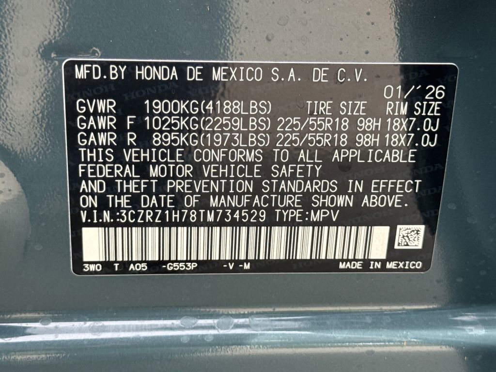 Used 2026 Honda HR-V EX-L image 36