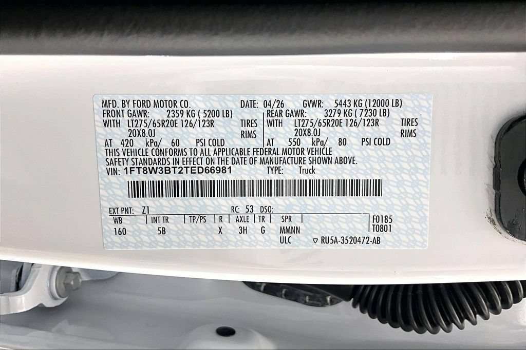 New 2026 Ford F350 Lariat w/ Lariat Ultimate Package AWD/4WD image 8