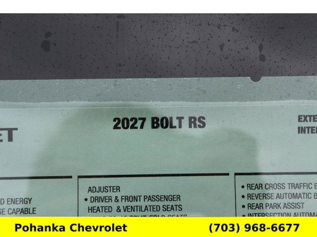 New 2027 Chevrolet Bolt RS w/ Technology Package FWD image 29