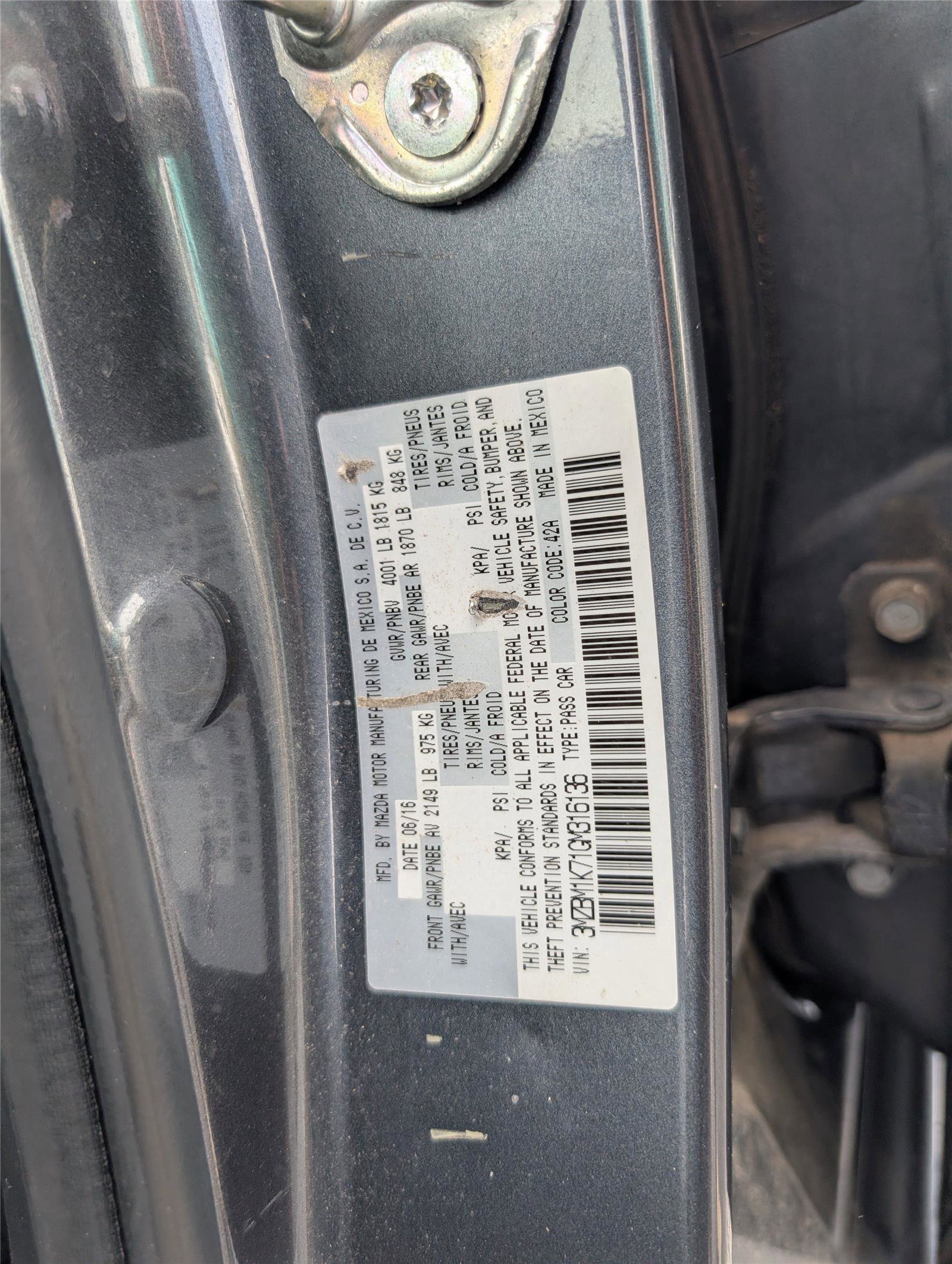 Used 2016 MAZDA MAZDA3 i Sport w/ Preferred Equipment Package image 11