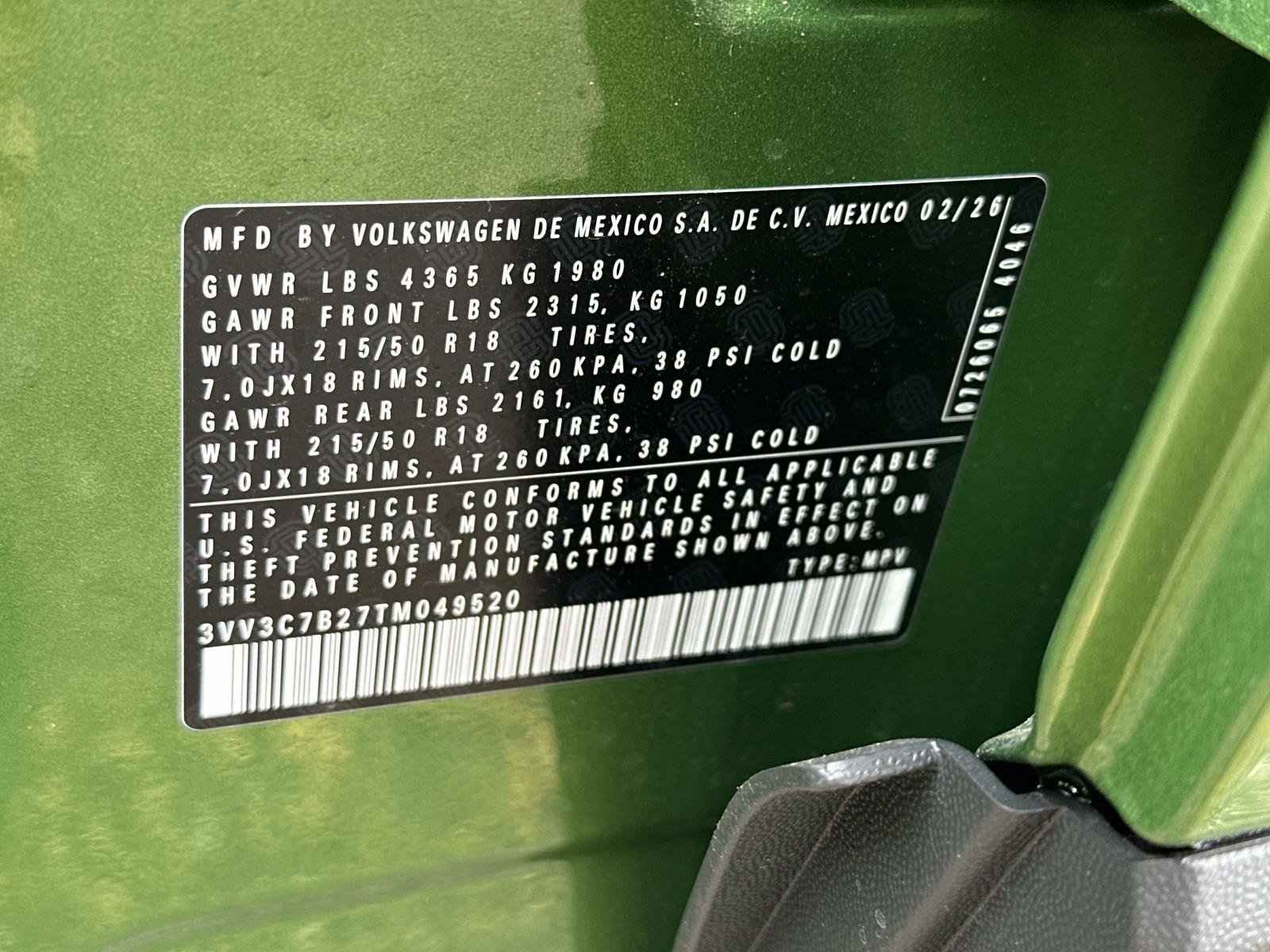 New 2026 Volkswagen Taos SE FWD image 19