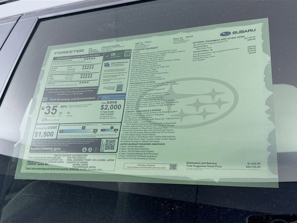 New 2025 Subaru Forester Limited image 12