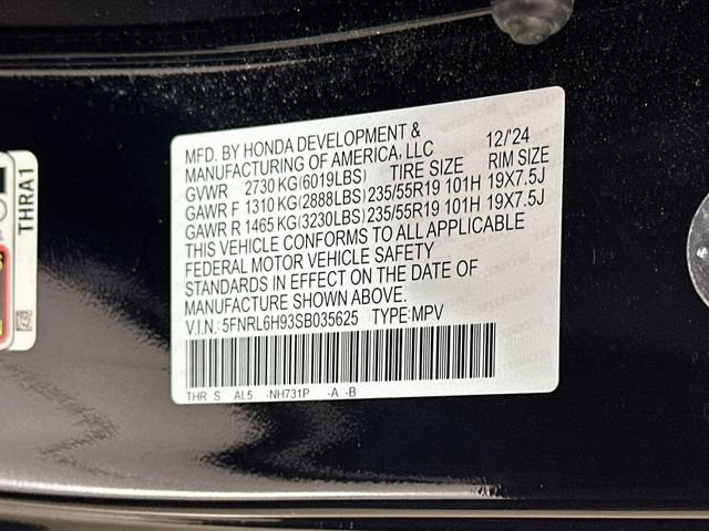 Certified 2025 Honda Odyssey Elite image 39