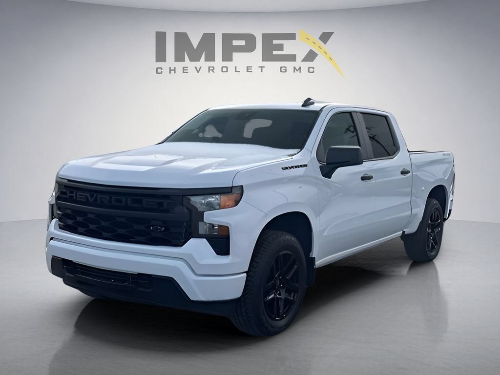 Used 2025 Chevrolet Silverado 1500 Custom w/ Turbomax Blackout Package AWD/4WD video 1