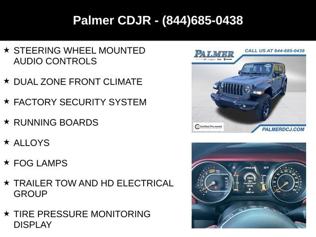 Certified 2023 Jeep Wrangler Unlimited Rubicon w/ Cold Weather Group image 18