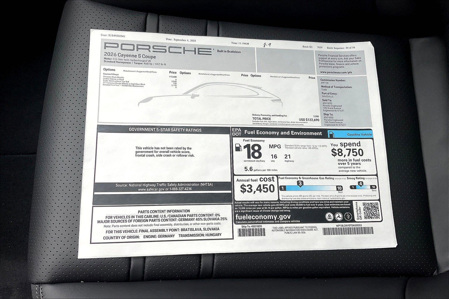 New 2026 Porsche Cayenne S image 14