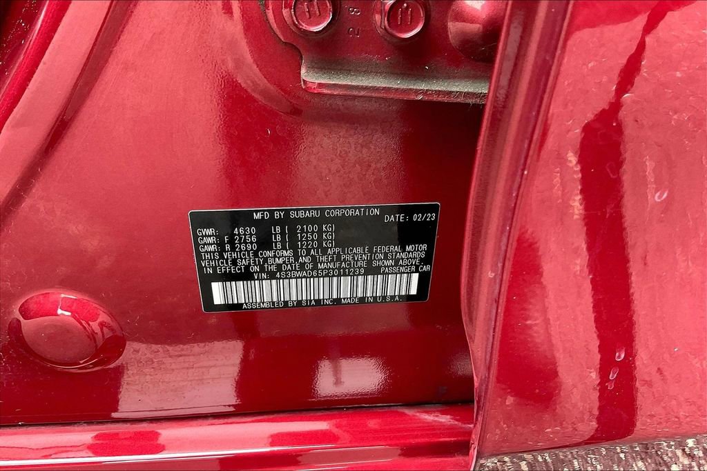 Certified 2023 Subaru Legacy Premium AWD/4WD image 37