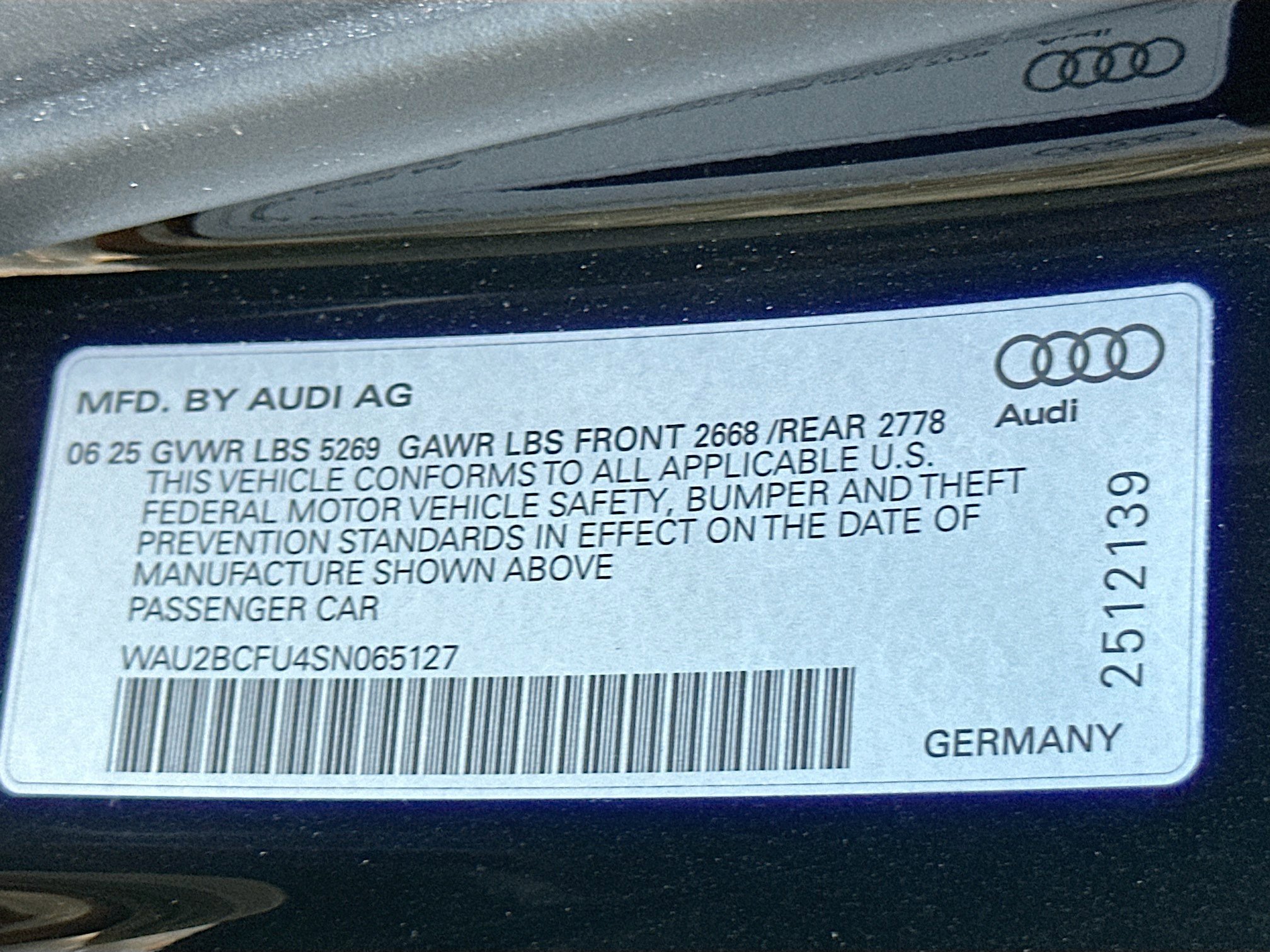 Used 2025 Audi A5 2.0T Premium Plus Sedan w/ Premium Plus image 35