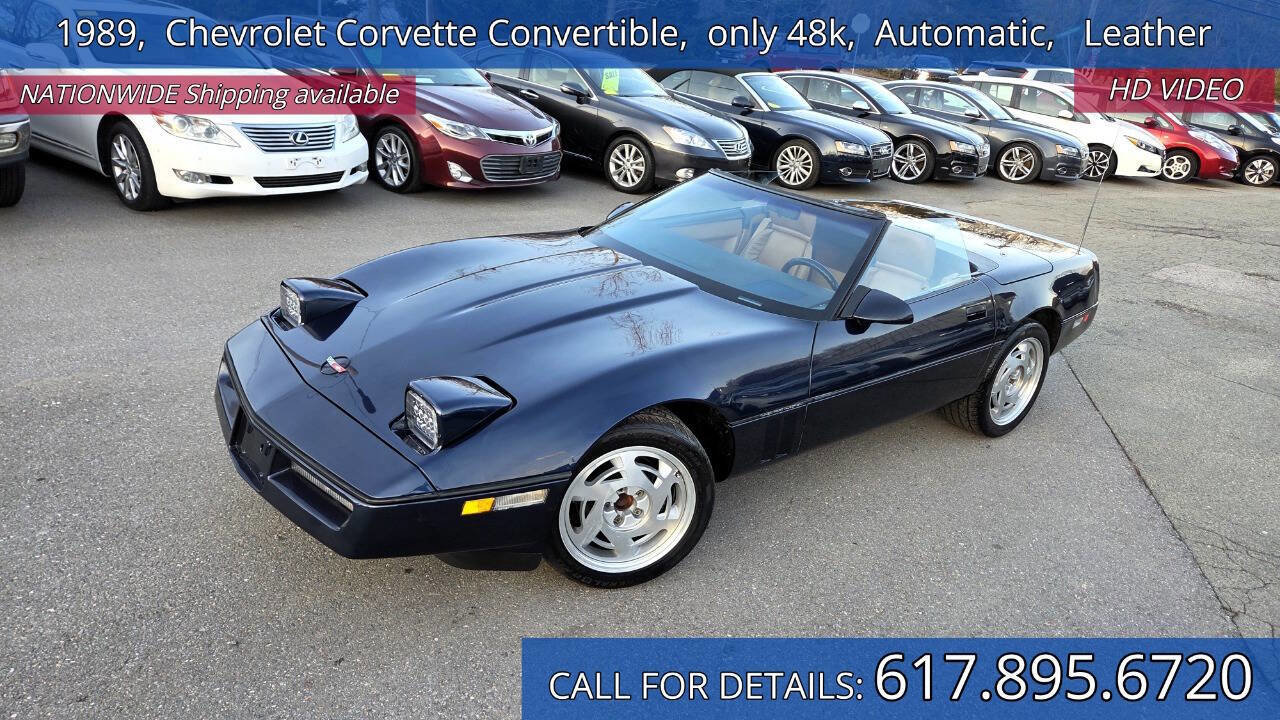 Used 1989 Chevrolet Corvette Convertible RWD image 1