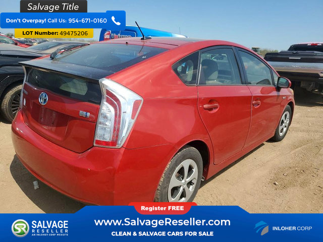 Used 2013 Toyota Prius Three w/ Solar Roof Pkg FWD image 4