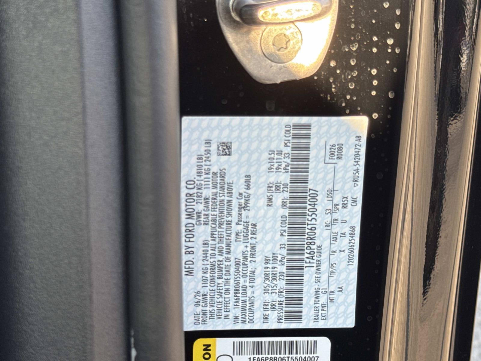 Used 2026 Ford Mustang Dark Horse w/ Dark Horse Handlin Package RWD image 17