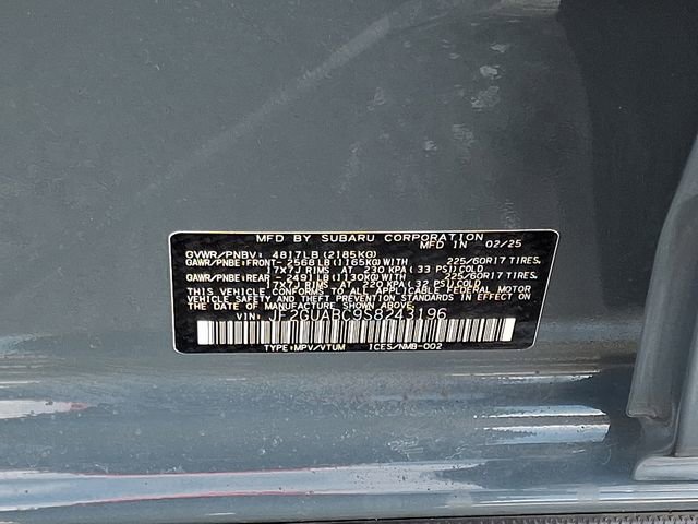 Certified 2025 Subaru Crosstrek 2.0i w/ Crosstrek Mirror Package image 23