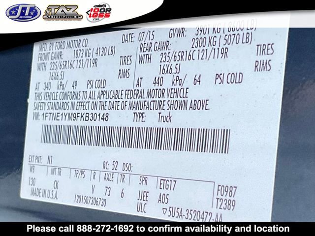 Used 2015 Ford Transit 150 130 Low Roof image 17