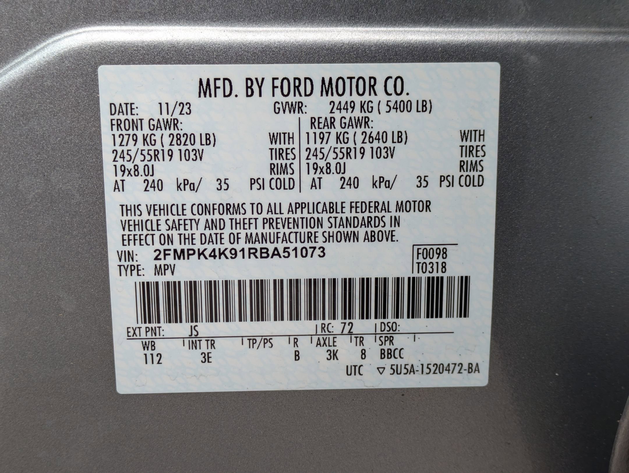 Used 2024 Ford Edge Titanium image 24