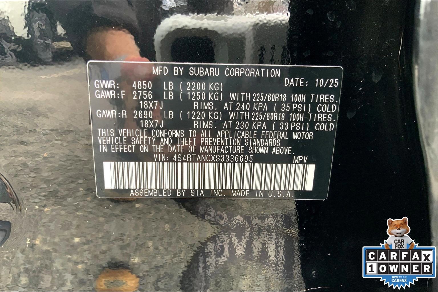 Certified 2025 Subaru Outback Limited image 33