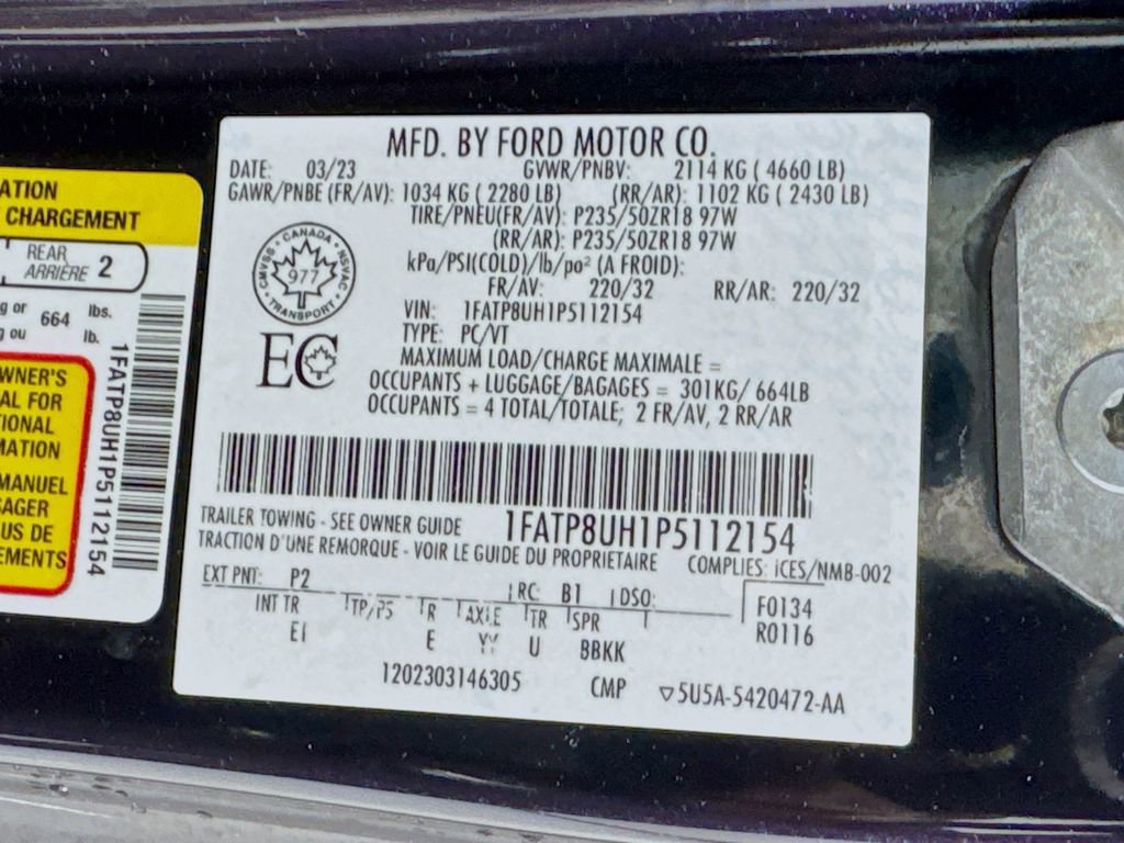 Used 2023 Ford Mustang Premium RWD image 43