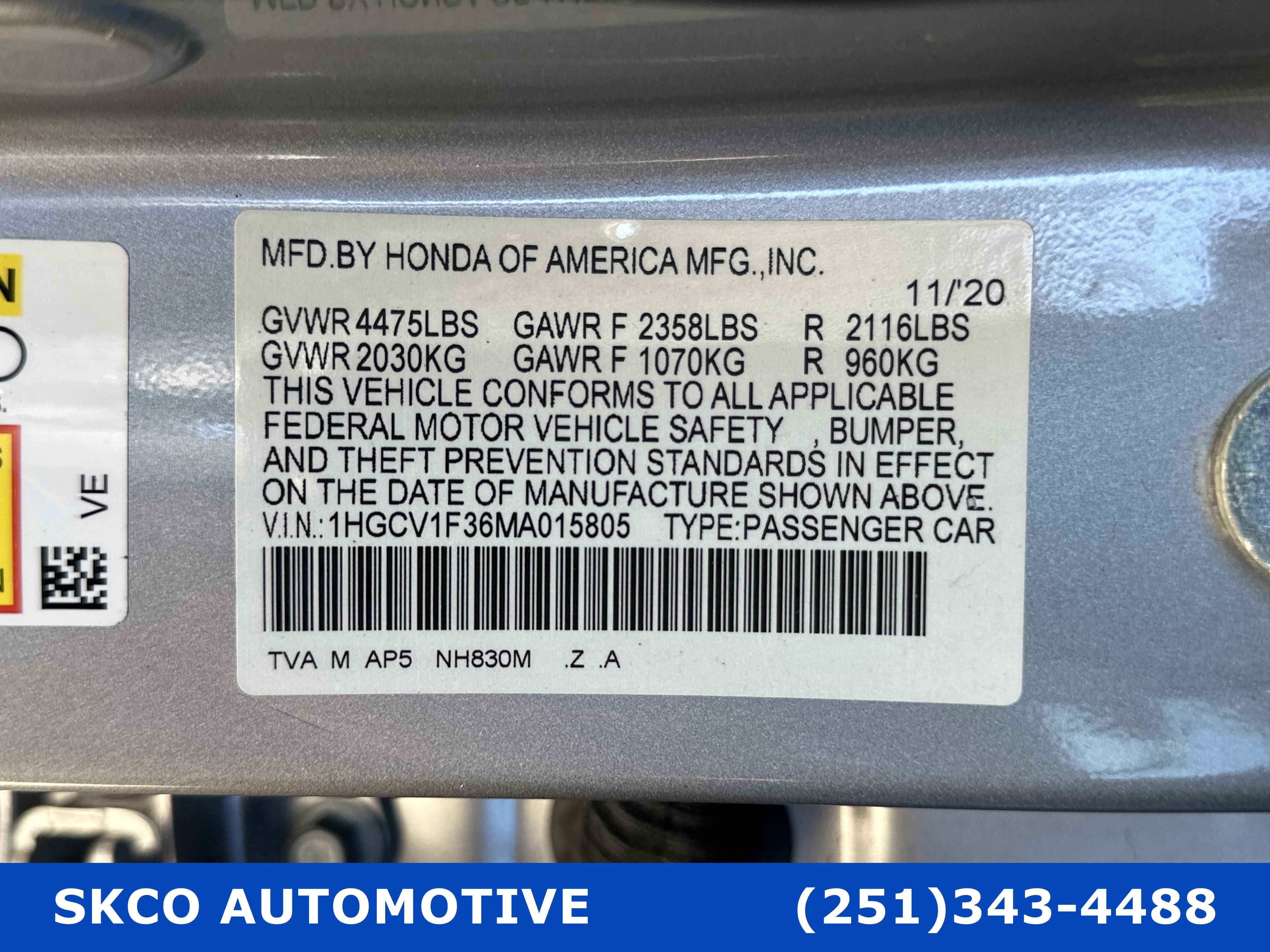 Used 2021 Honda Accord Sport image 26