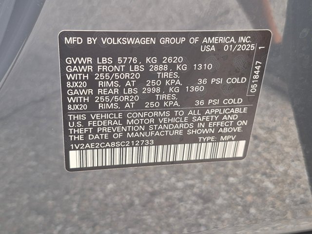 Used 2025 Volkswagen Atlas Cross Sport SEL R-Line AWD/4WD image 25