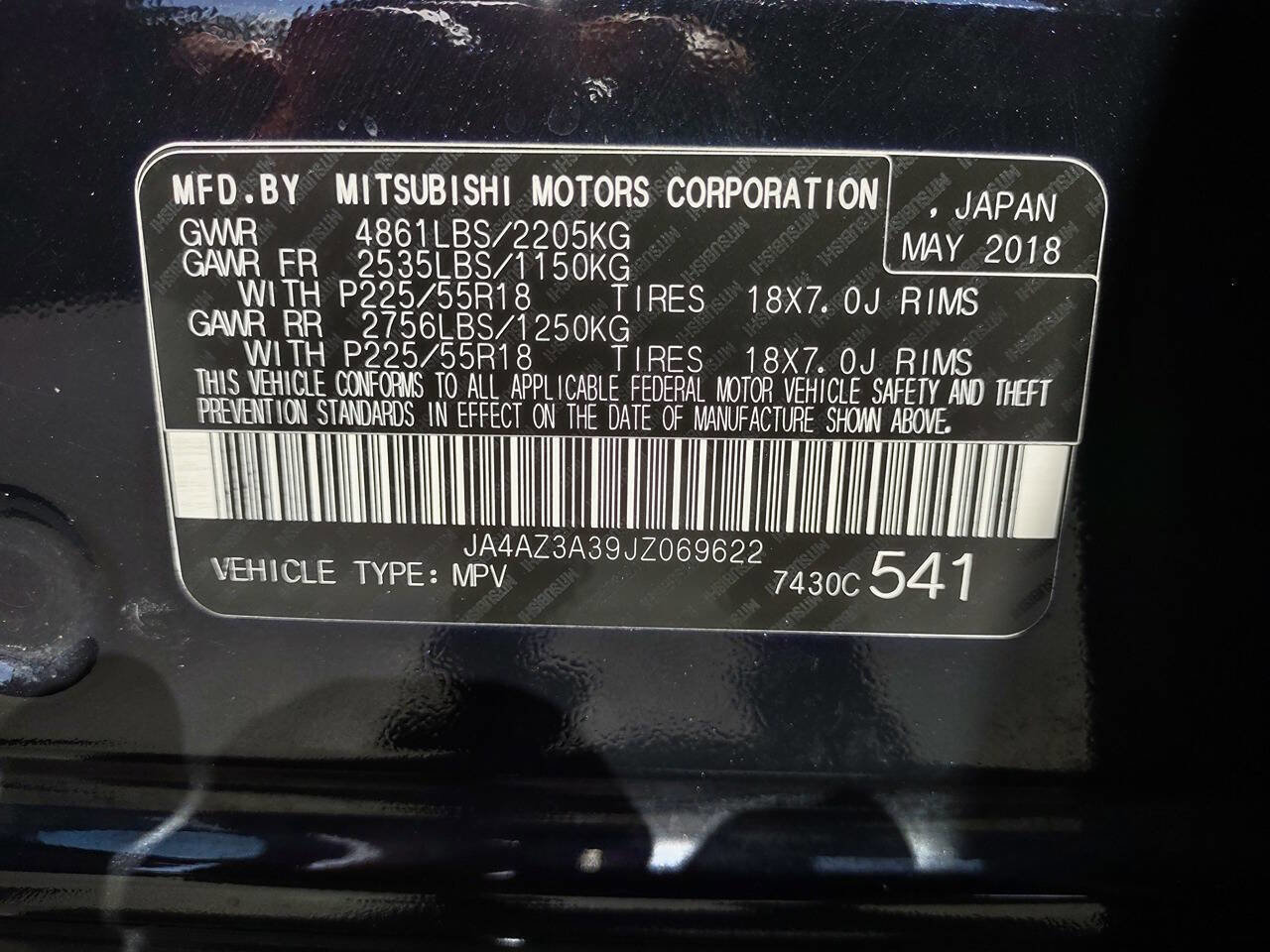 Used 2018 Mitsubishi Outlander SEL AWD/4WD image 7
