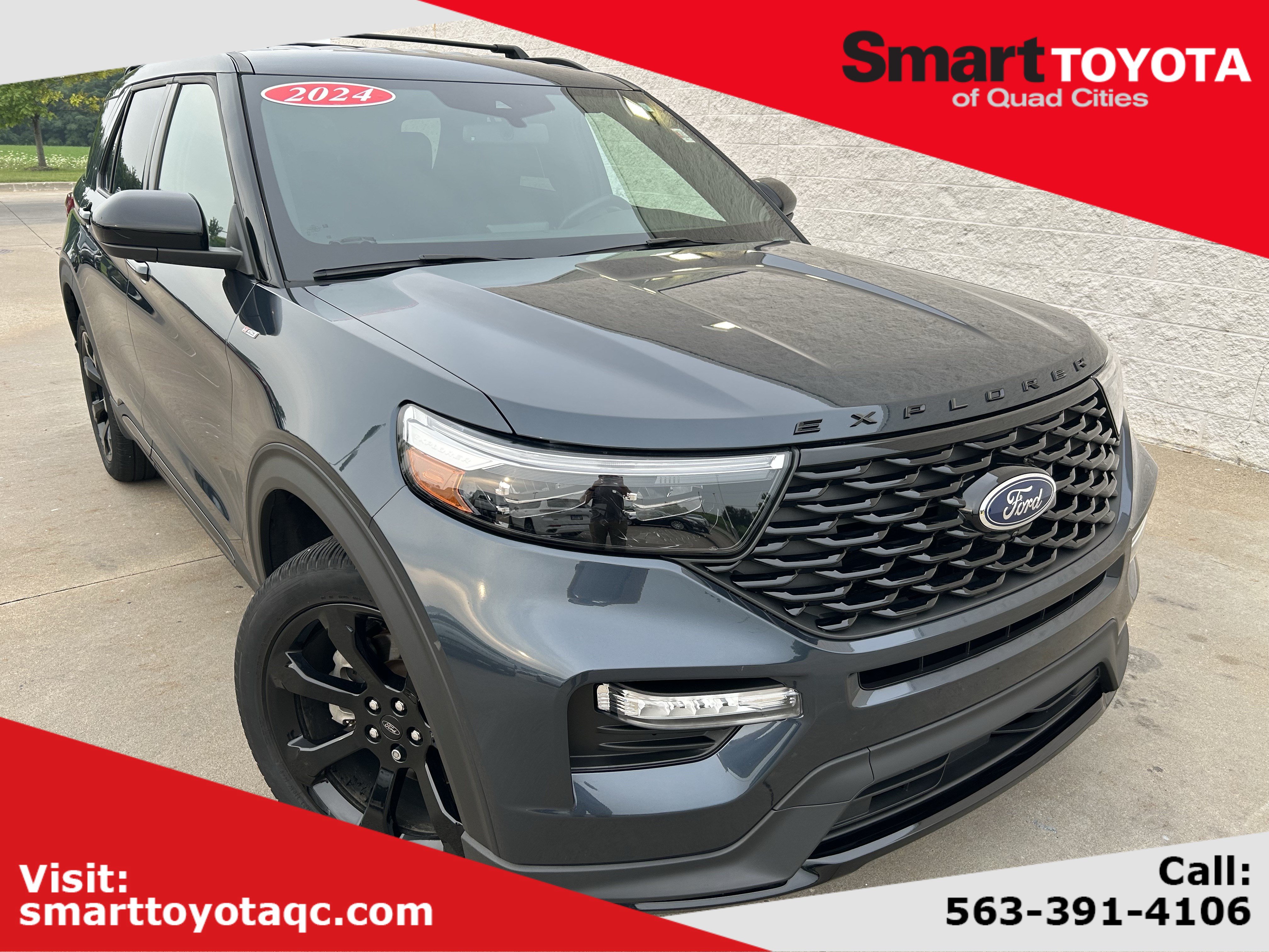 Used 2024 Ford Explorer ST-Line w/ Class IV Trailer Tow Package