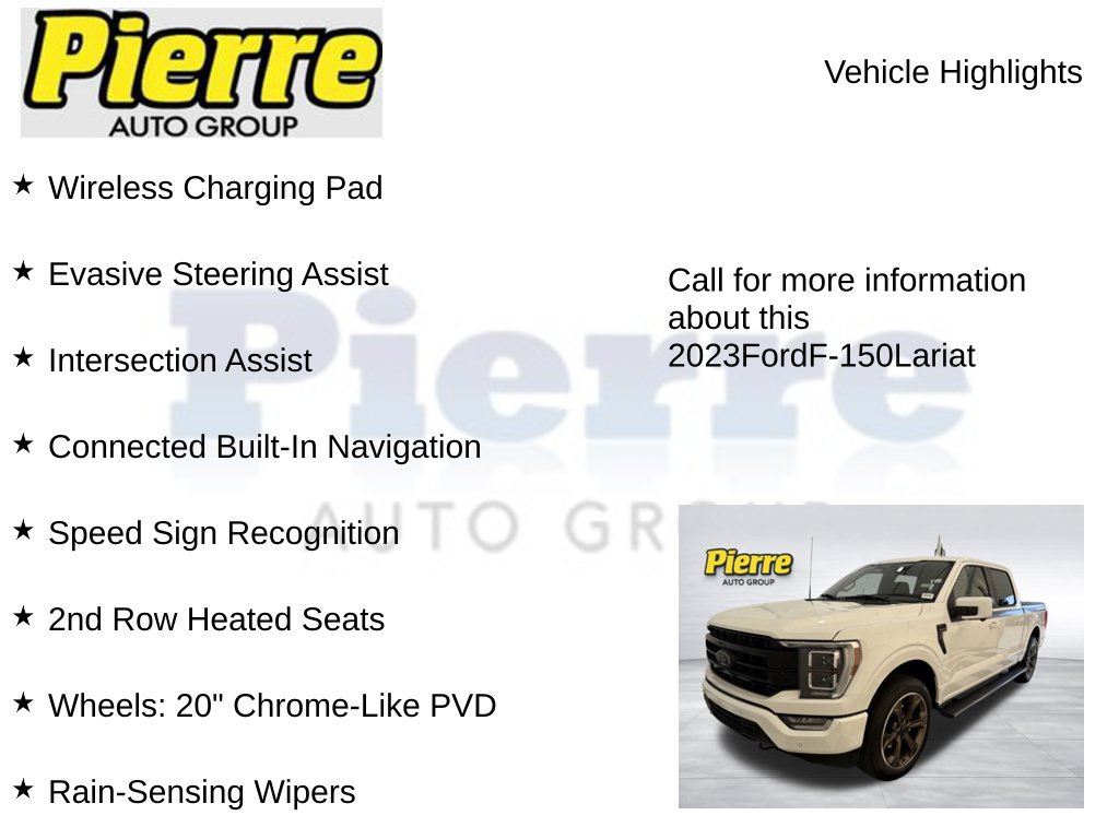 Used 2023 Ford F150 Lariat w/ Equipment Group 502A High AWD/4WD image 24