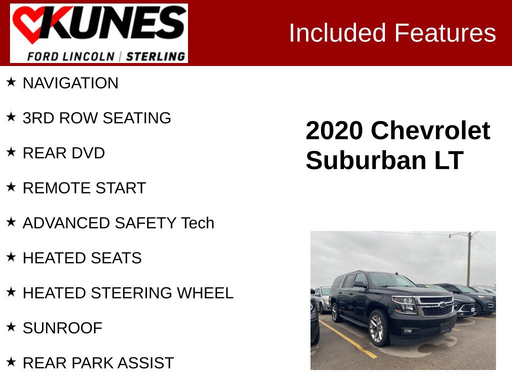 Used 2020 Chevrolet Suburban LT AWD/4WD image 2