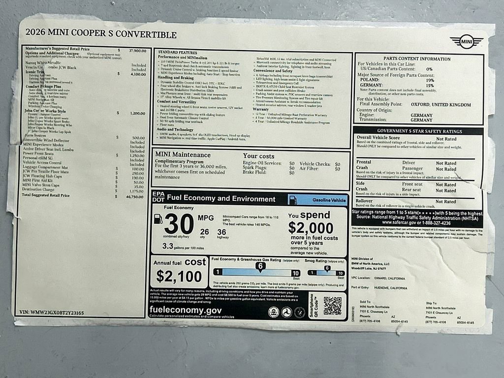 New 2026 MINI Cooper S image 32
