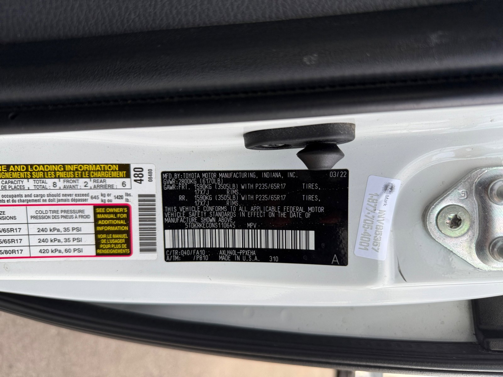 Used 2022 Toyota Sienna LE image 23