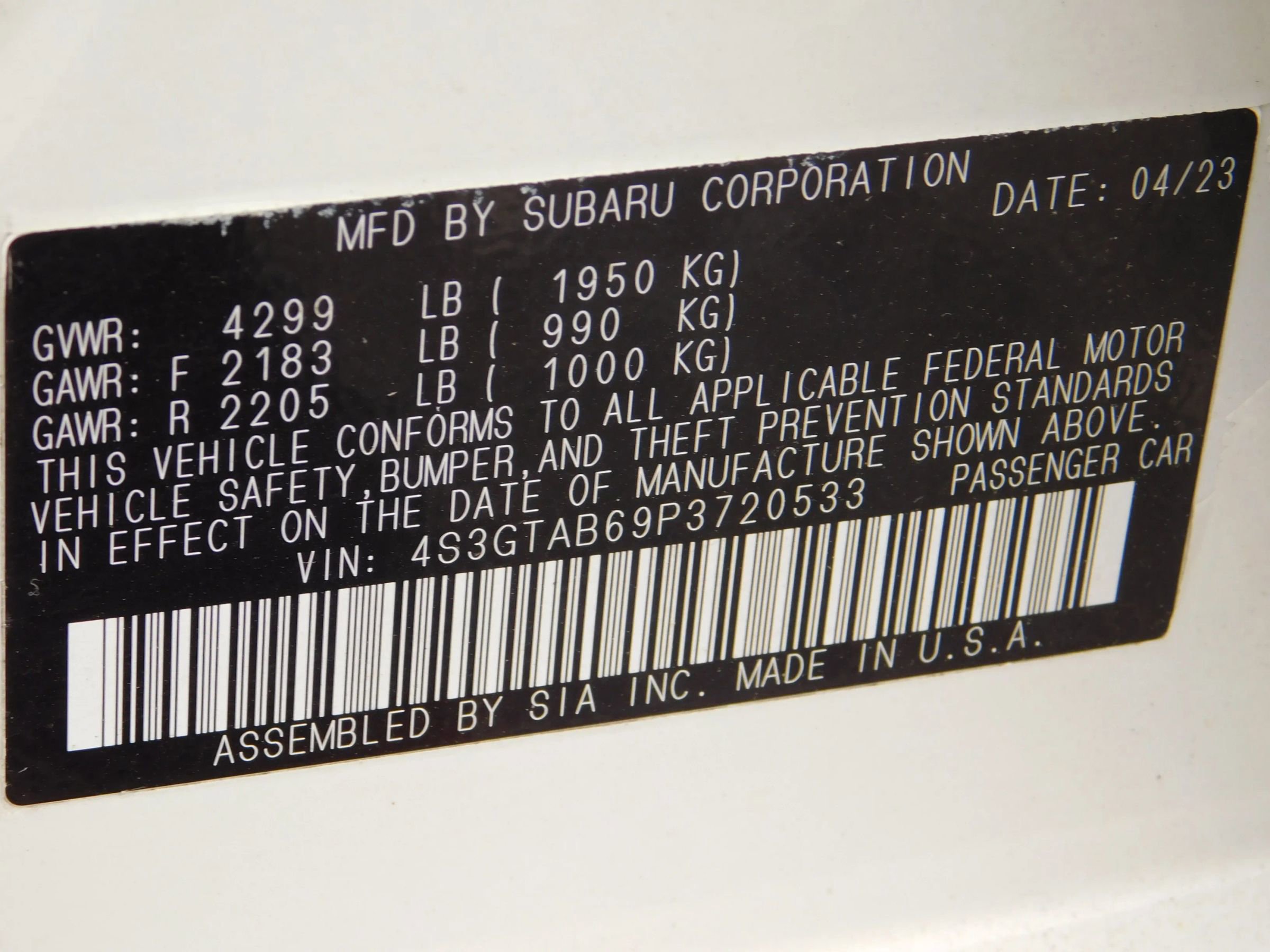 Used 2023 Subaru Impreza 2.0i AWD/4WD image 22