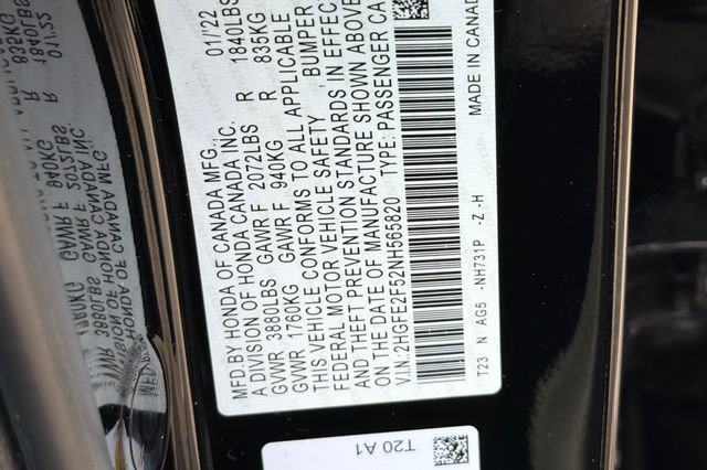 Used 2022 Honda Civic Sport image 34