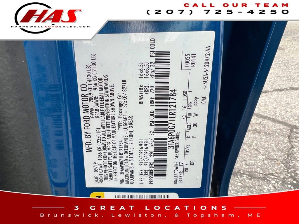 Used 2020 Ford Fusion S image 16