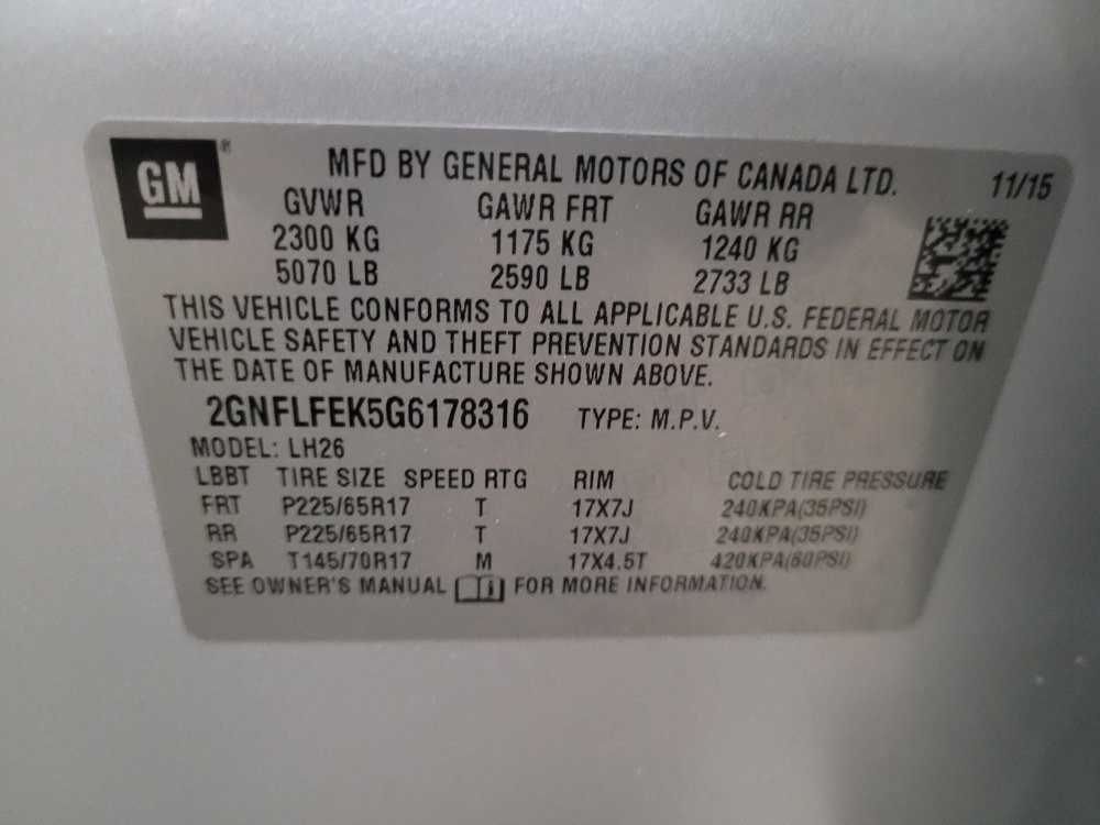 Used 2016 Chevrolet Equinox LT AWD/4WD image 33