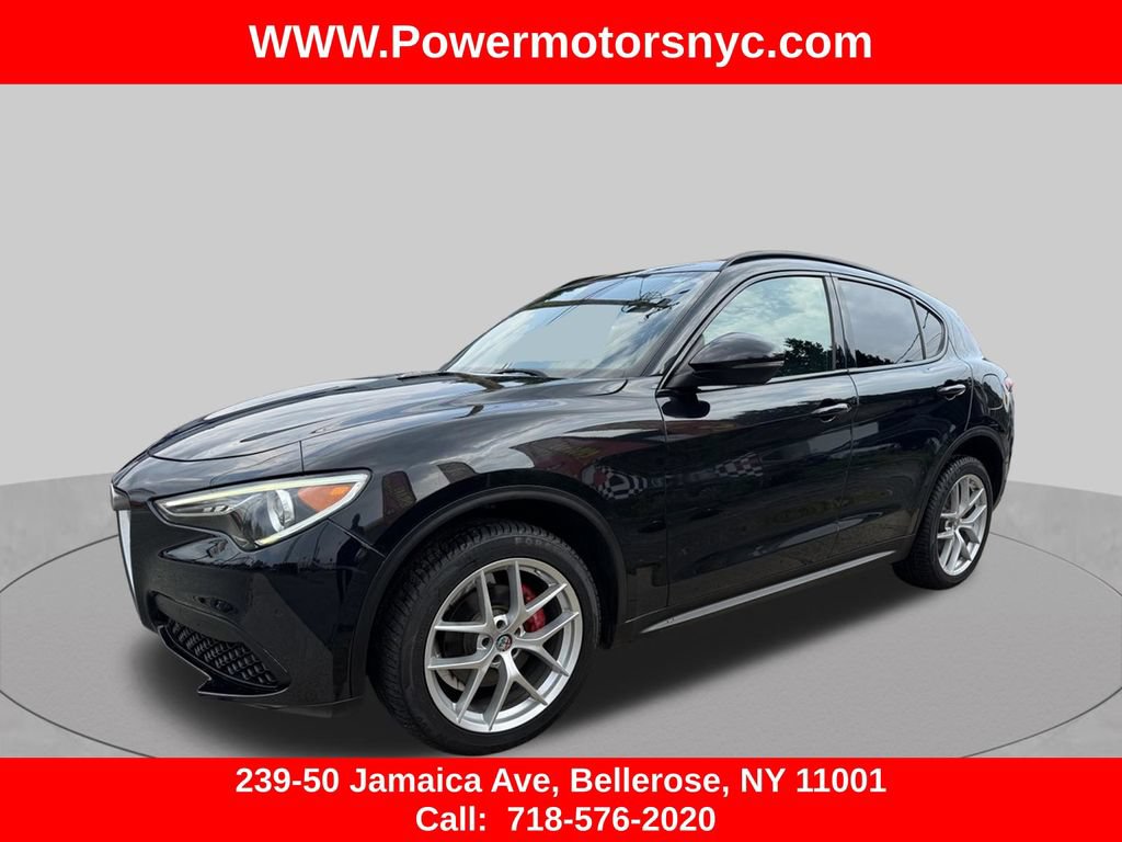 Used 2019 Alfa Romeo Stelvio Ti Sport w/ Quick Order Package 22S Sport AWD/4WD image 1