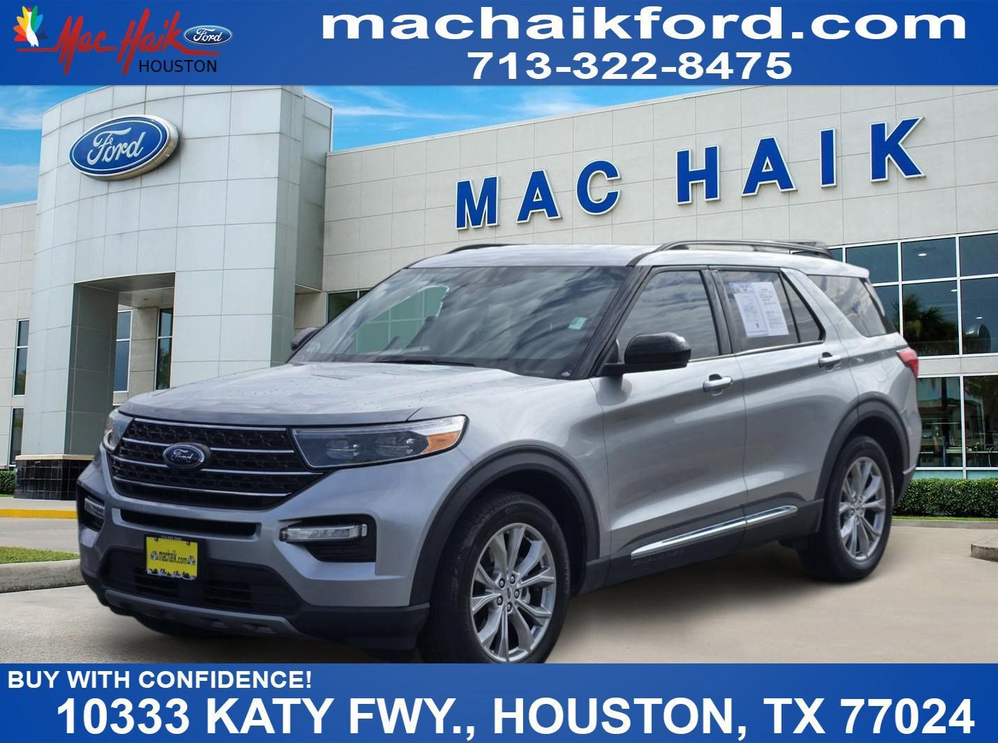 Used 2023 Ford Explorer XLT w/ Equipment Group 202A RWD image 1