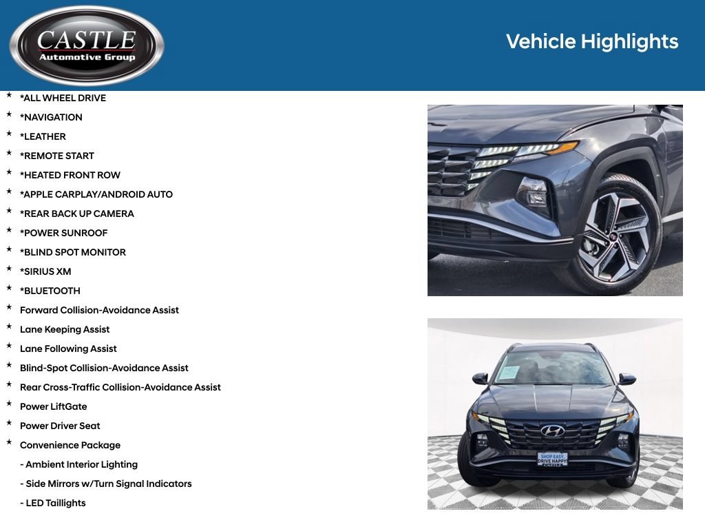 Certified 2024 Hyundai Tucson SEL w/ Convenience Package AWD/4WD image 3