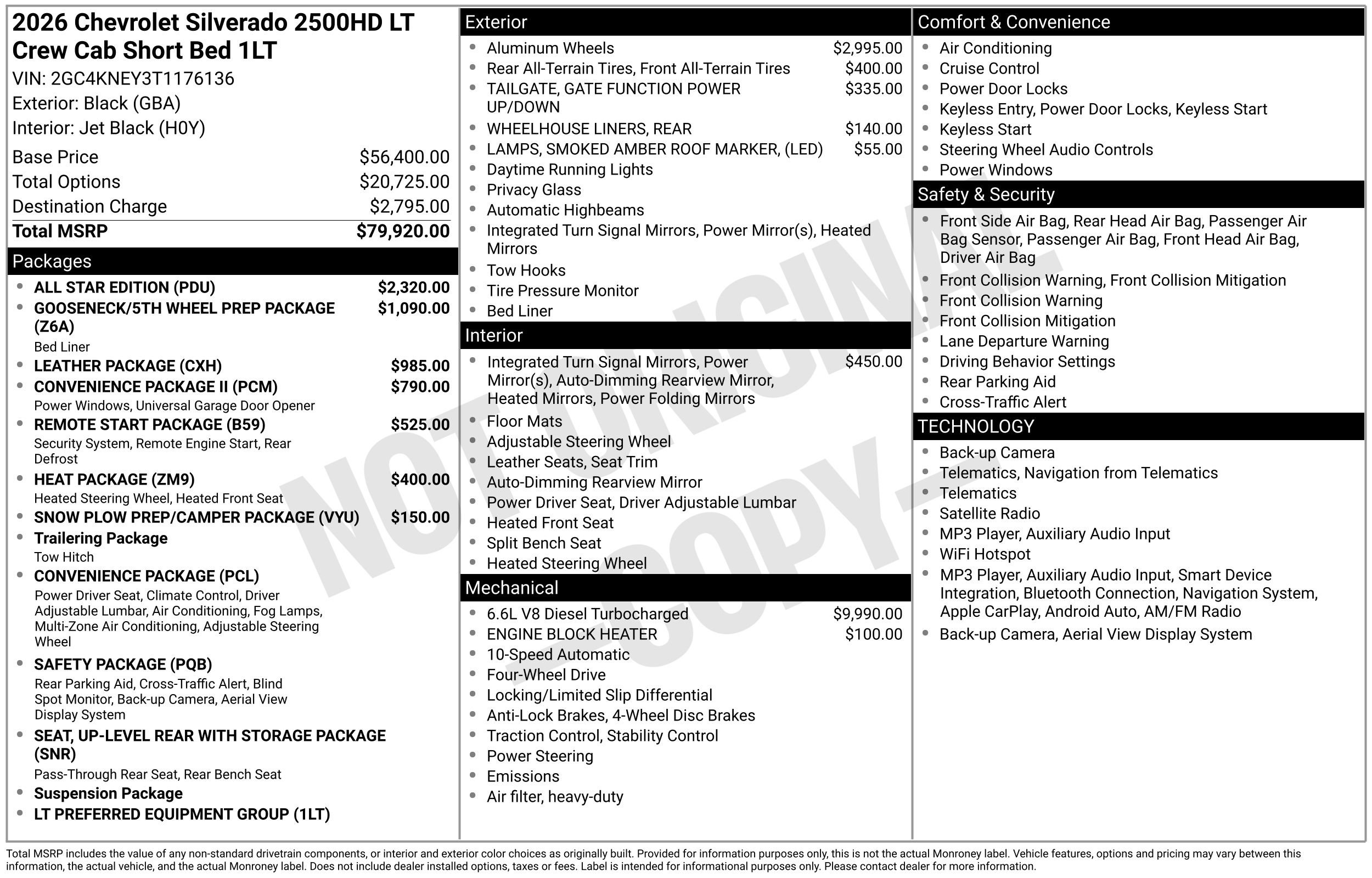 New 2026 Chevrolet Silverado 2500 LT w/ All Star Edition AWD/4WD image 3