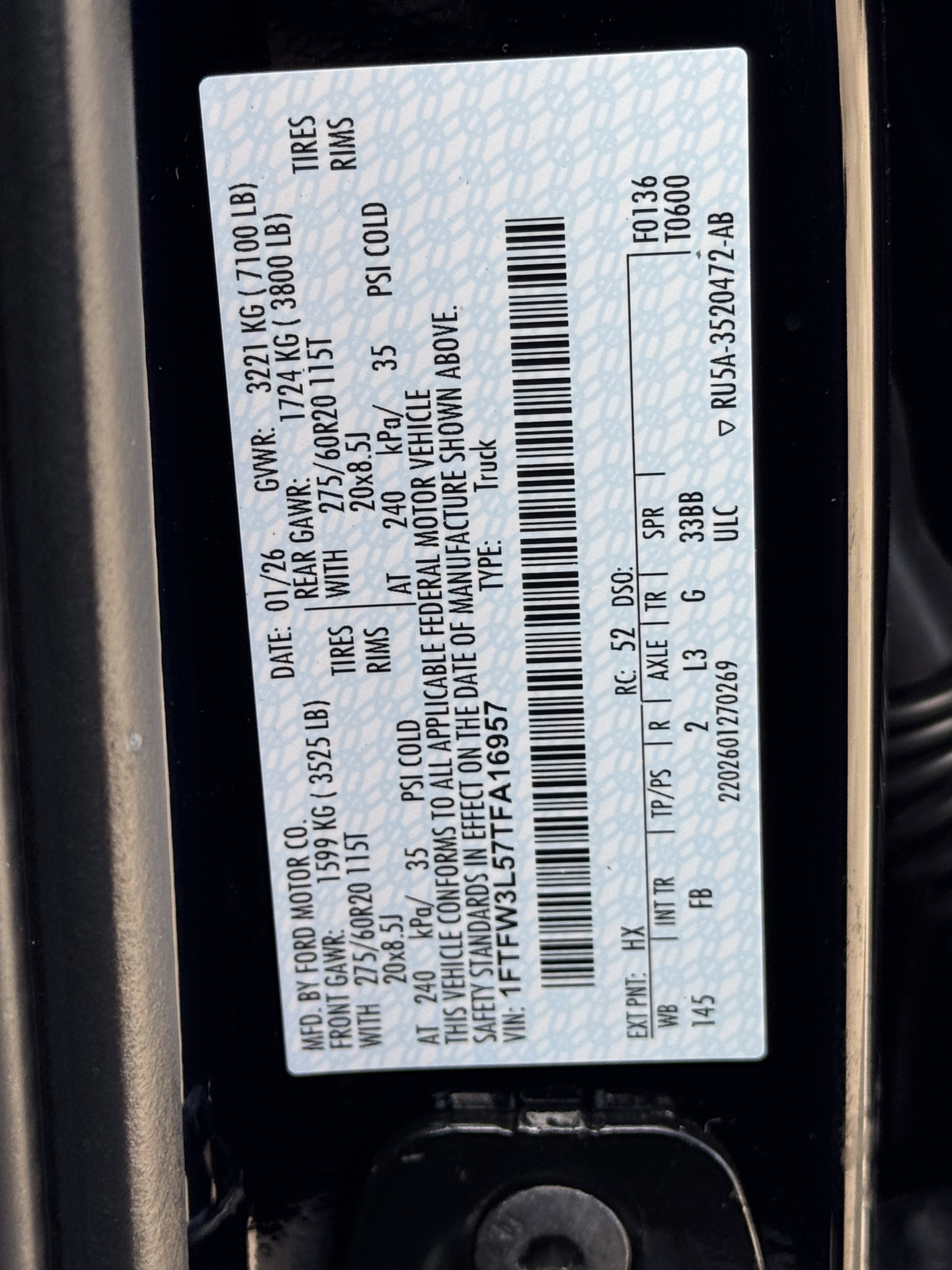 New 2026 Ford F150 XLT w/ Equipment Group 302A MID AWD/4WD image 22