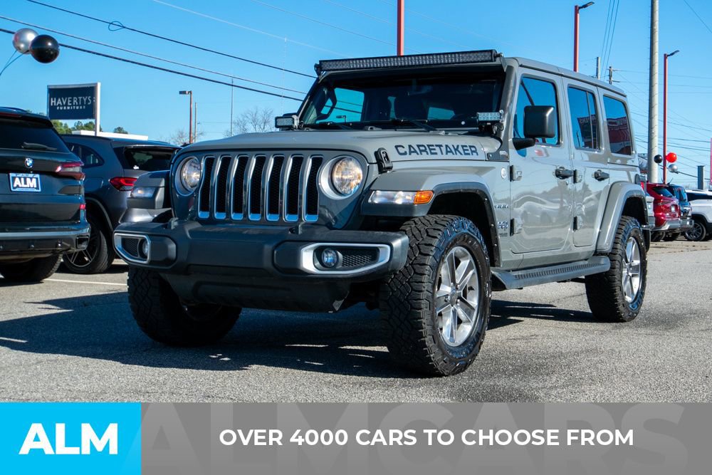 Used 2021 Jeep Wrangler Unlimited Sahara w/ Uconnect 4C Nav & Sound Group video 2