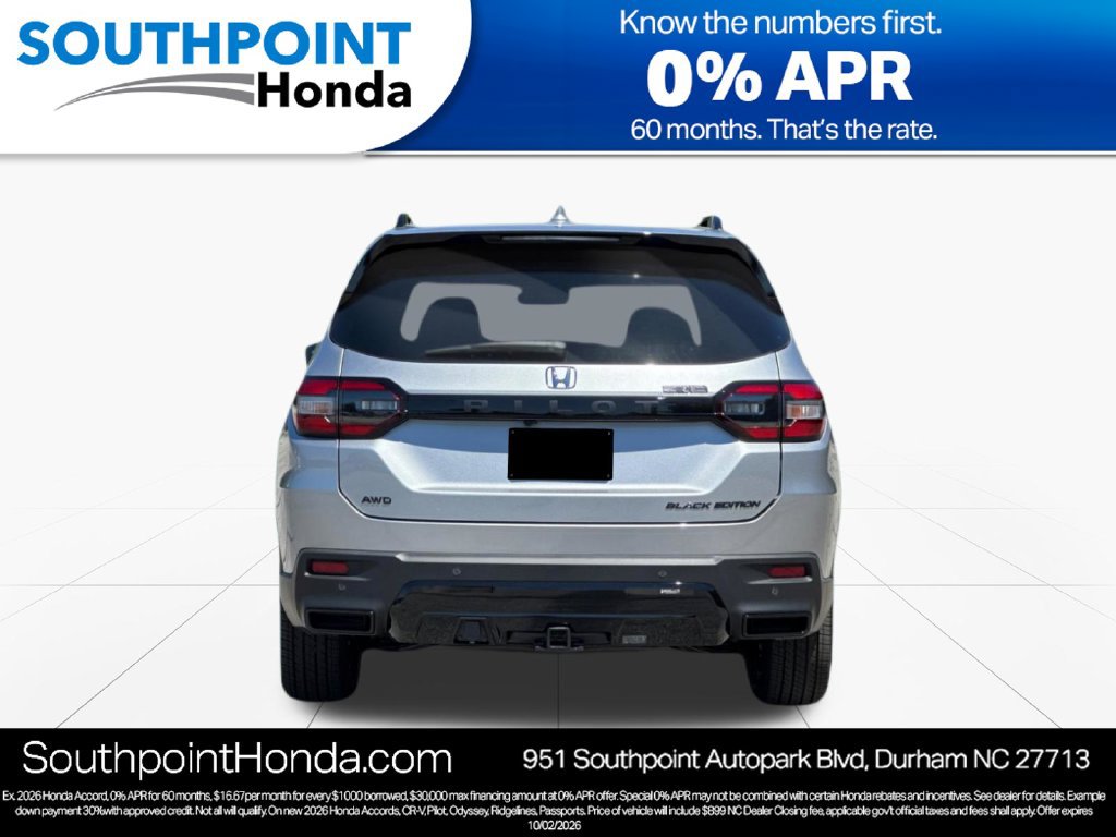 New 2026 Honda Pilot Black Edition image 5