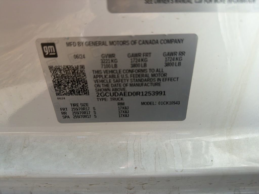 Used 2024 Chevrolet Silverado 1500 W/T w/ WT Value Package image 12