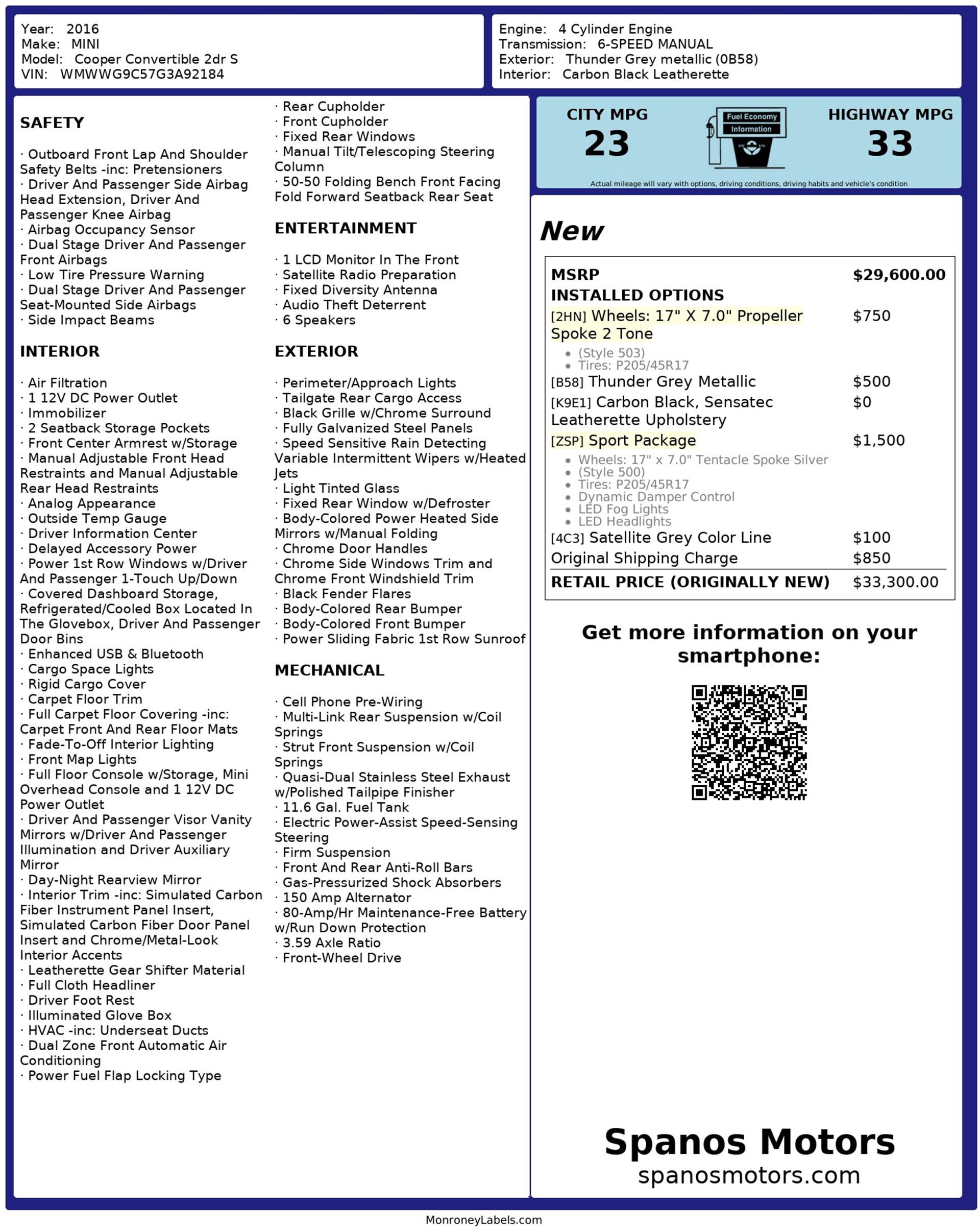 Used 2016 MINI Cooper S image 3