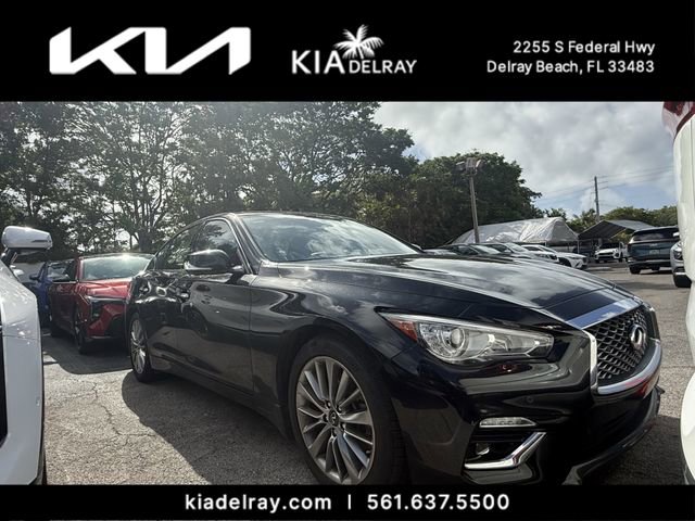 Used 2023 INFINITI Q50 Luxe w/ Cargo Package image 1