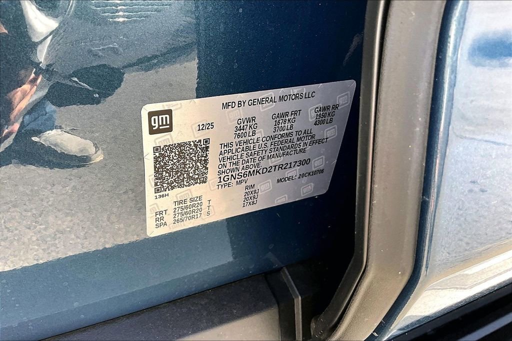 New 2026 Chevrolet Tahoe LS w/ LPO, Dark Essentials Package image 13