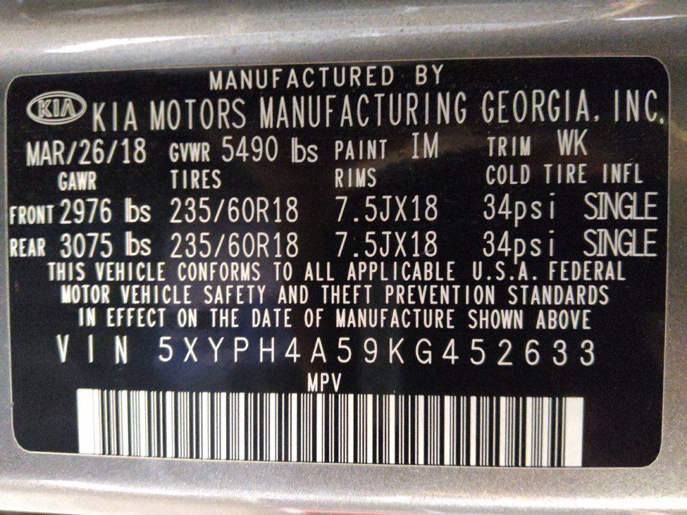 Used 2019 Kia Sorento EX image 33