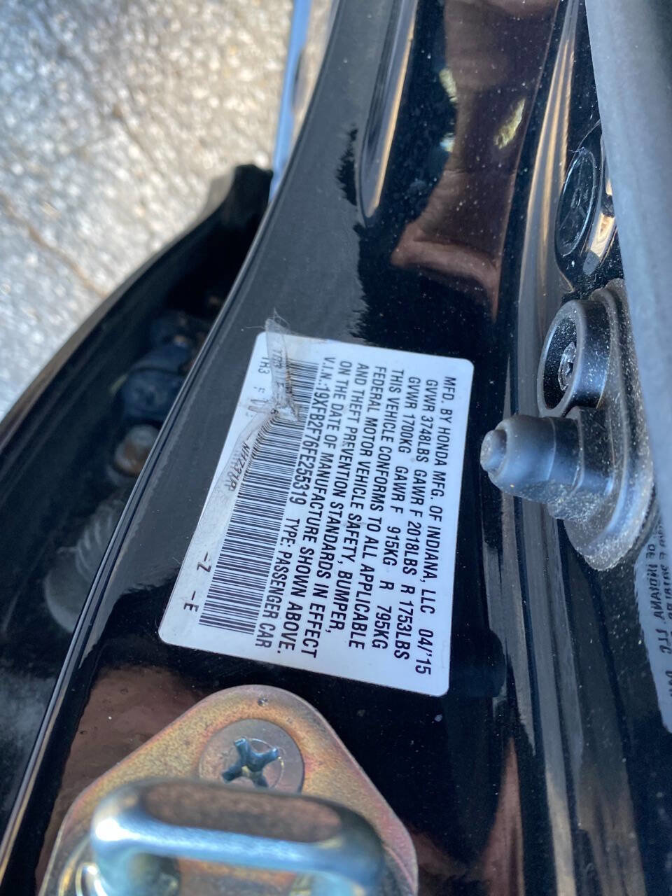 Used 2015 Honda Civic SE image 42