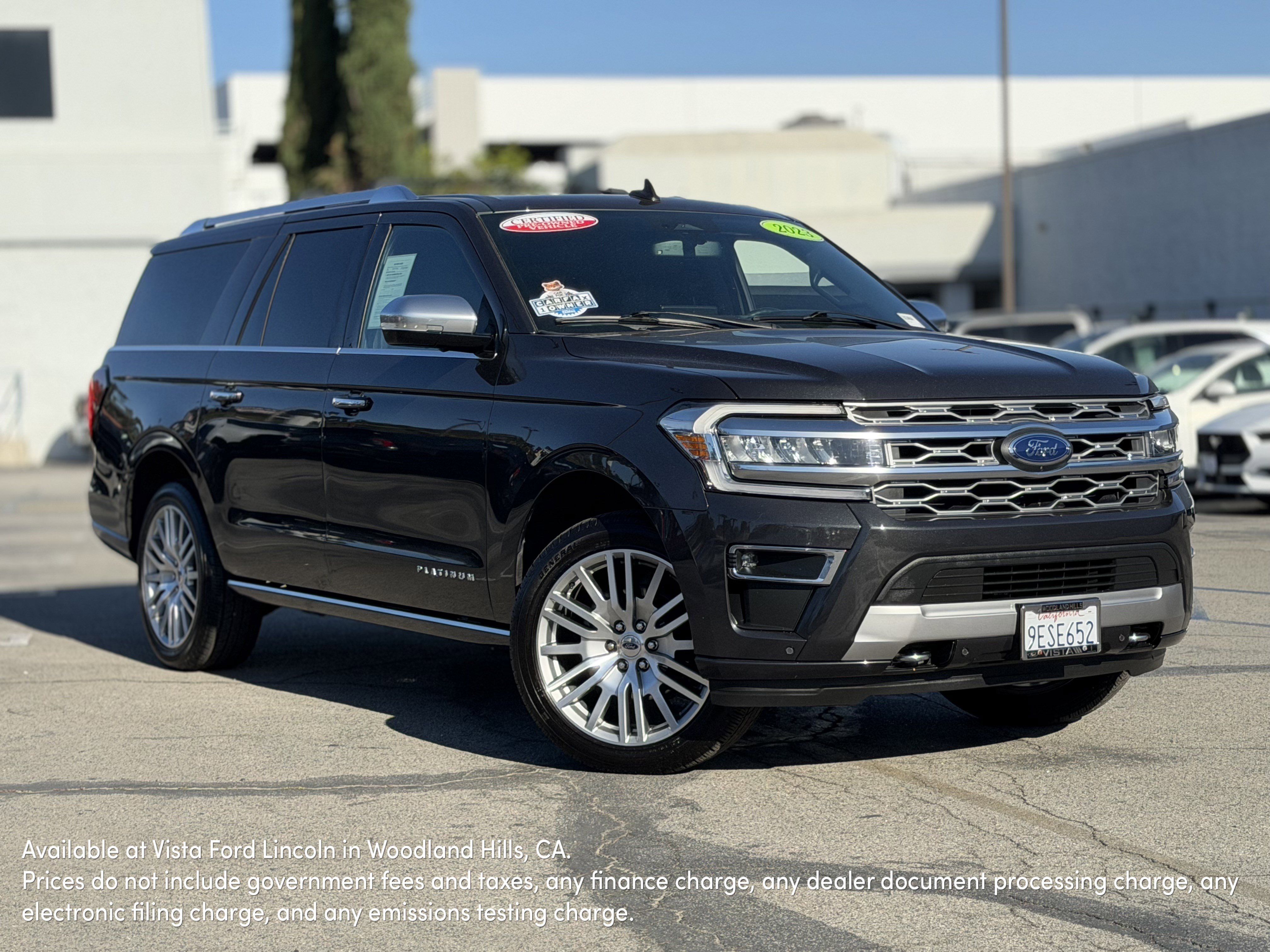 Certified 2023 Ford Expedition Max Platinum