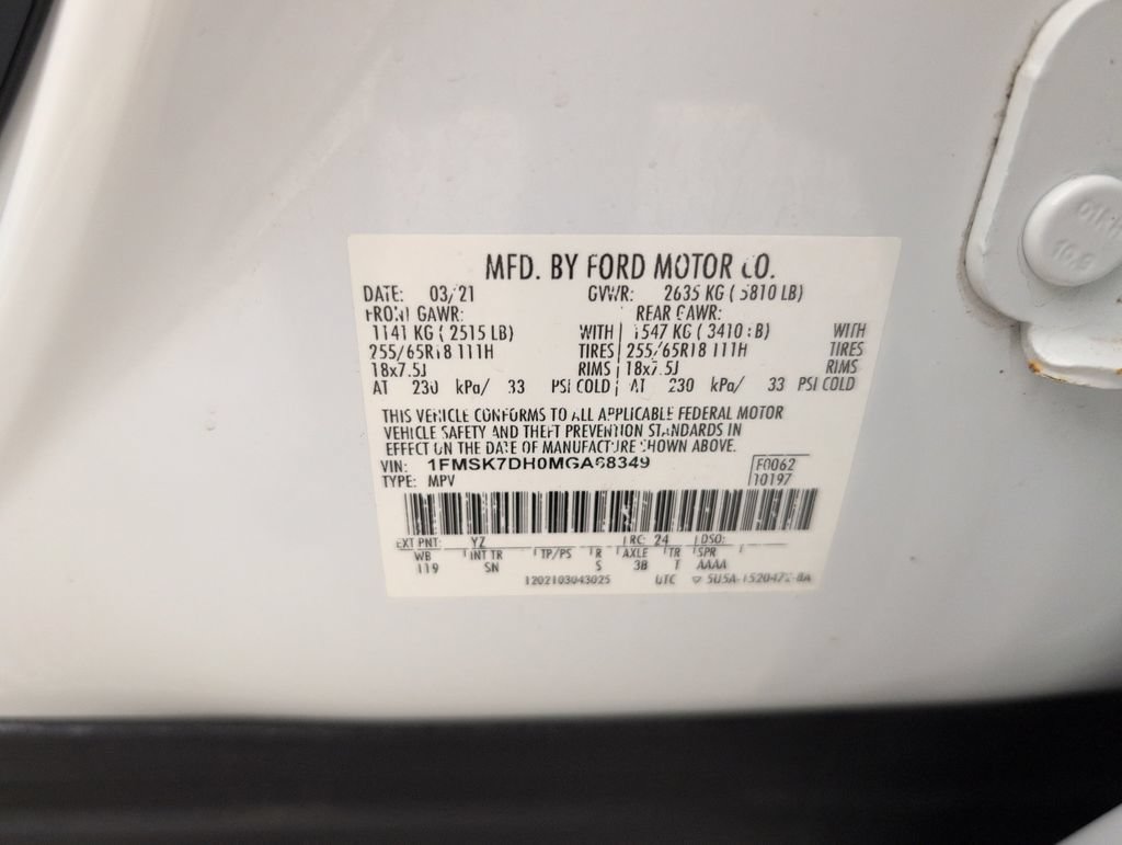 Certified 2021 Ford Explorer XLT w/ Equipment Group 202A RWD image 41